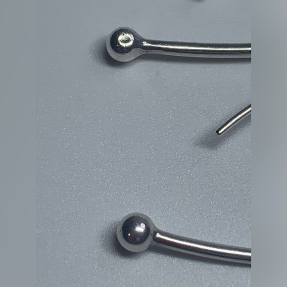 Silpada Vintage Sterling BALANCING ACT Ball Threader Earrings - Picture 11 of 15